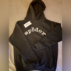 Sp5der VVS Black Hoodie Size Small